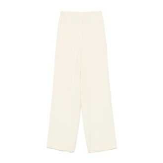 Fabiana Filippi Dames, Broeken, Beige, Maat: 2XS Viscose