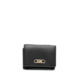 Michael Kors Wallets & Cardholders, female, Black, Size: ONE SIZE Flap Trifold Wallet