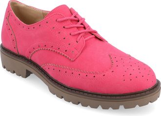 Journee Collection Women & apos;s Claudiya Medium and Wide Width Oxford