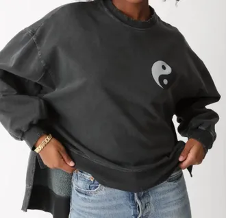 Electric & Rose Apollo Sweatshirt In Onyx