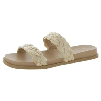 Dolce Vita Glade Sandals WomensM Natural Raffia Braided Strap Slide RHS9184