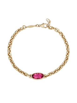 Jacquie Aiche 14K yellow gold tourmaline bracelet