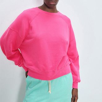 American Vintage Sweater met lange mouwen en ronde hals, ATUBAY