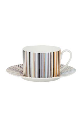 Missoni Home Stripes Jenkins Set Of 2 Tea Cups & Saucers in White at Nordstrom