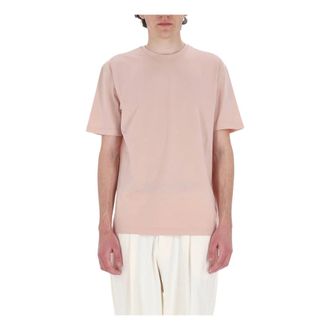Roberto Collina T-Shirts, male, Pink, Size: 2XL T-shirt in cotone