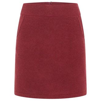 Tranquillo Walkrock aus Reiner Wolle Jupe f&uuml;r Damen | rot
