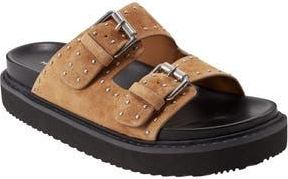 Marc Fisher Agusta Slide Sandal in Light Natural at Nordstrom Rack, Size 7.5