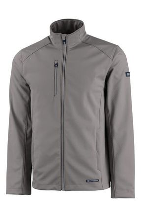 Cutter & Buck Evoke Softshell Jacket in Elemental Grey at Nordstrom, Size Xxx-Large
