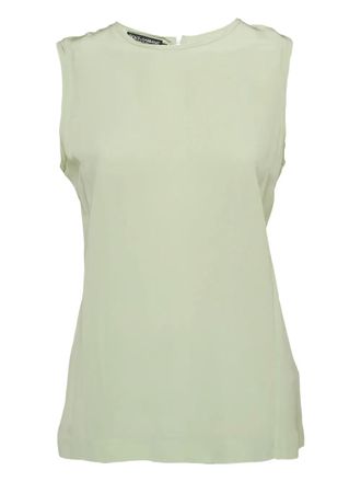 Dolce & Gabbana silk top - Green