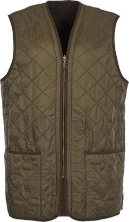 Barbour Polarquilt Zip-In Liner Waistcoat - Heren - Bodywarmers - Groen - L - Leer - Jassen