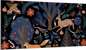 OEM Protector De Cristal Para Estufa 90x52 Animales