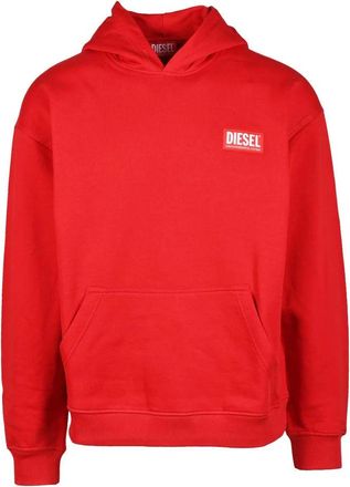 Diesel Red Crewneck Sweatshirt