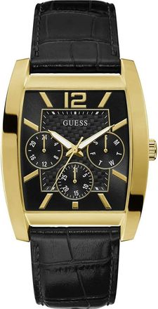 Guess Hudson Solitare - Heren - Accessoires - Zwart - Maat: ONE Size Leer