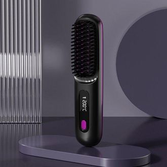 OEM Peine T&eacute;rmico - Plancha Alisadora Y Rizadora 2 En 1 - 3 Ajustes De Temperatura - Rosa
