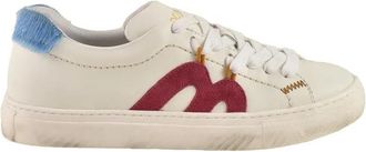 Momoni White Leather Sneakers
