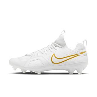 Nike Mens Huarache 9 Varsity LAX Lacrosse Cleats in White | FD0090-100