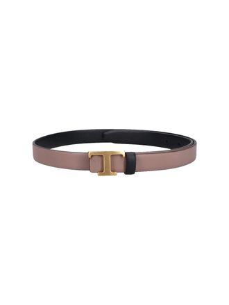Tod's Calf Leather Belt - Black