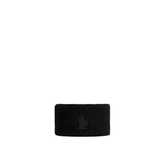 Moncler Moncler Wool Neck Warmer, Men, Black, Size: One Size