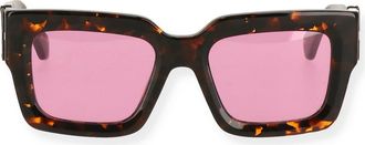 Off-white Mystic 52mm Square Sunglasses in Havana Pink at Nordstrom Rack