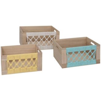 Atmosphera Juego De 3 Cajas Tipo Fruta Australie - Atmosphera Cr&eacute;ateur DInt&eacute;rieur