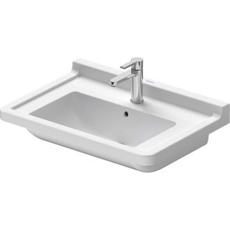 Duravit Duravit - Starck 3 - Lavabo 70x49 cm, con 1 foro per miscelatore, bianco 0304700000