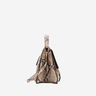 Burberry Womens Leather Rider Shoulder Bag Multicolour