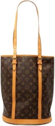 Louis Vuitton Pre-owned Bucket Bags, female, Brown, Size: ONE SIZE Pre-owned The Bucket GM