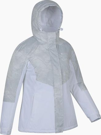 Mountain Warehouse Womens Mountain Warehouse Womens/Ladies Dawn II Printed Ski Jacket - Grey - Size: 12