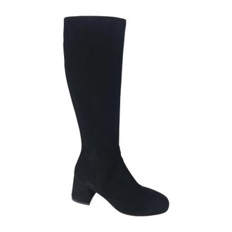 Donna Lei Stijlvolle hoge laarzen voor vrouwen - Dames - Hoge Laarzen - Zwart - 38 EU - Schoenen