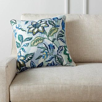 Frontgate Botanic Ikat Pillow Cover - Frontgate