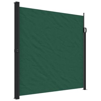 Berkfield Home Retractable Side Awning Dark Green 200x600 cm