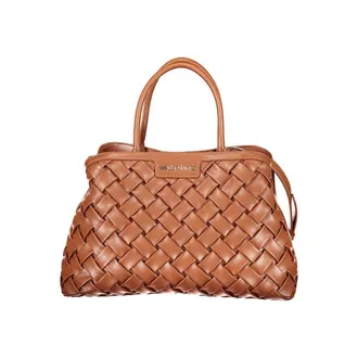 Mario Valentino Brown Polyurethane Womens Womens Bag