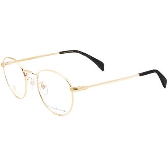 David Beckham Mens 50 mm Gold Opticals