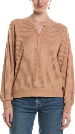 Michael Stars Eira Henley Raglan