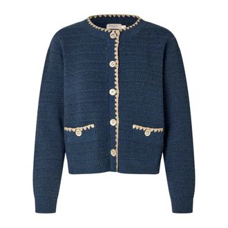 Masai 2084S Jurk - Dames - Truien - Blauw - Maat: 2XL