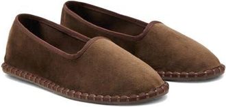 Mango Velour Loafer in Brown at Nordstrom, Size 6.5Us