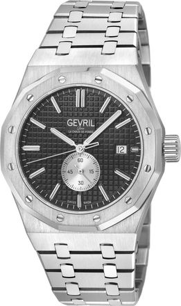 Gevril Group Gotham Automatic Black Dial Mens Watch 49410B