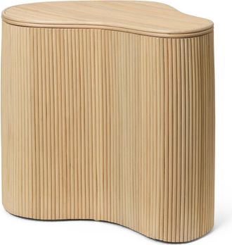 Ferm Living Isola Rattan Aufbewahrungstisch, natur