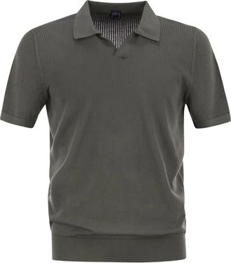 Fedeli Polo con scollo a V - Verde