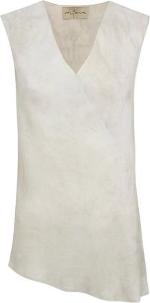 Cortana Tops - Dames - Tops - Beige - Maat: 2XS Zijde
