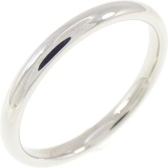 Chanel Platinum 950 Band Ring (Pre-Owned)