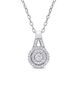 Rina Limor Silver 0.20 Ct. Tw. Diamond Pendant