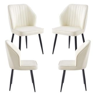 Regalos Miguel Regalos Miguel - Packs Sillas Comedor - Pack 4 Sillas Wenye - Blanco
