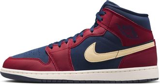 Nike Jordan Air Jordan 1 Mid Team Red Obsidian IO7449-600