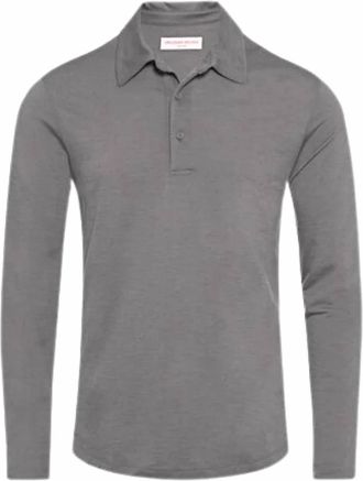 Orlebar Brown Mens Sebastian Long Sleeves Tee In Cinder
