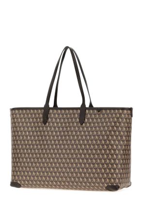 Anya Hindmarch Womens Printed Canvas I Am A Plastic Bag Shopping Truffle Borse Mano