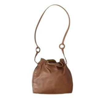 Loewe Pre-owned Bucket Bag - Dames - Pre-owned - Bruin - Maat: ONE Size Leer