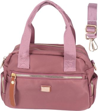 Generic Handbag, Pretty Color Large Capacity Nylon Purse with Long Strap for Beach Party Travel Picnic Dating (27 * 11 * 18)