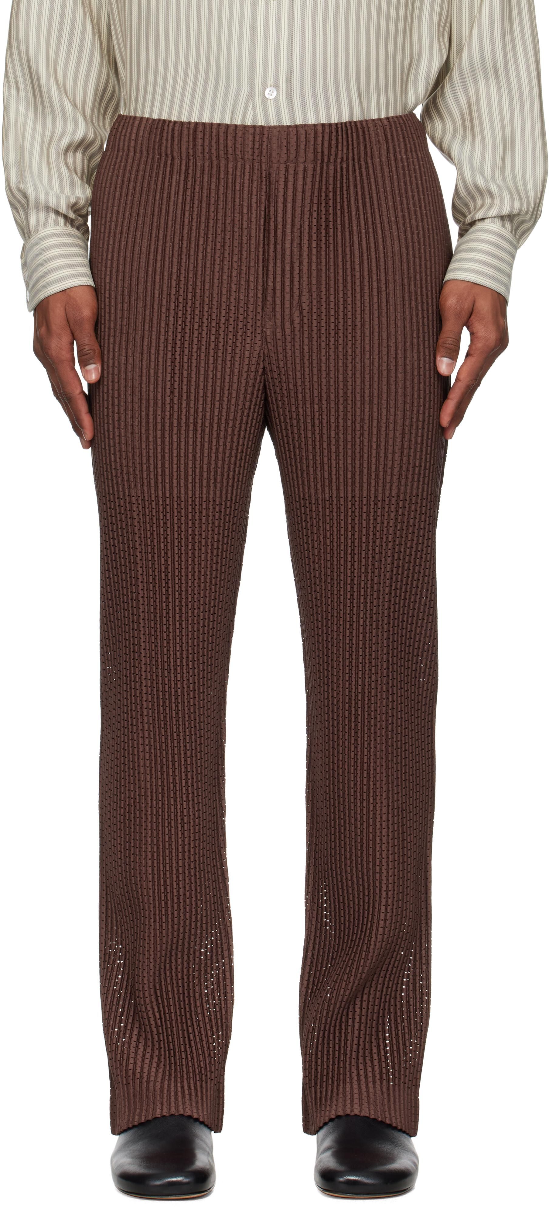HOMME PLISSÉ ISSEY MIYAKE CARGO 1 Homme Plissé Issey Miyake Plissé Cargo Pants | Red | FARFETCH CA