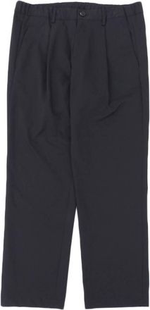 Herno Mens Easy Stretch Pants In Navy